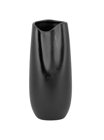 Beliani Dekovase DERBE in Schwarz - (W) 12 x (H) 32 x (L) 12 cm