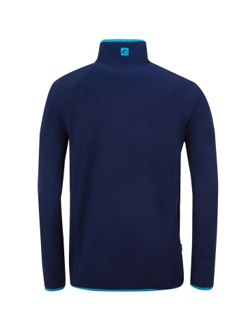 Westfjord Herren Fleece-Pullover "Hekla" in Marineblau / Hellblau