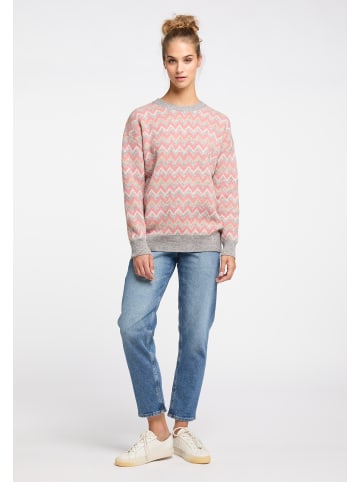 usha FESTIVAL Damen Strick Pullover in Rosa Mehrfarbig