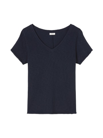 Marc O'Polo DENIM V-Neck-T-Shirt regular in scandinavian blue