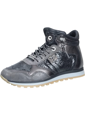 Cetti Sneakers High, Freizeit Stiefeletten, Sneakers Mid in saturno snake antracita