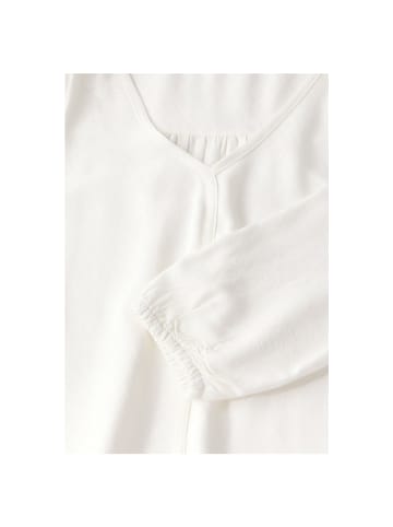 Cecil Langarmbluse in vanilla white