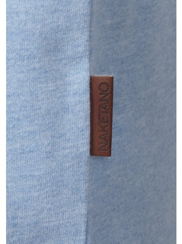 naketano Oversize T-Shirt Big Adonis Amazing Blue Melange