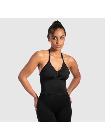 SMILODOX Crop Top Malena in Schwarz