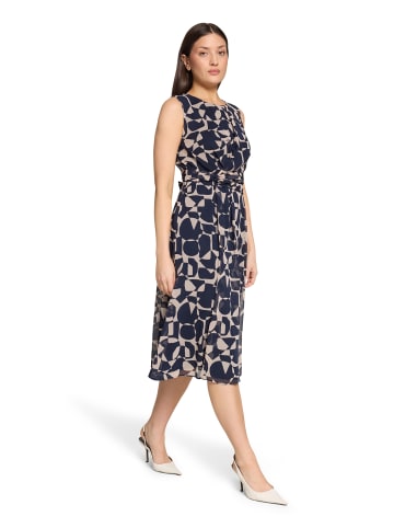 BETTY & CO Sommerkleid in marine beige - 0001