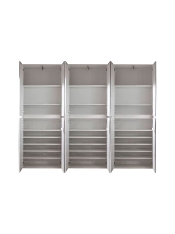 ebuy24 Garderobenmöbel-Set Mirror Weiß 222 x 34 cm