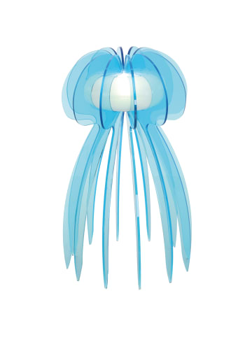 näve Tischleuchte "JELLYFISH" in türkis - (L)18 cm x (B)18 cm x (H)30 cm - EEK G