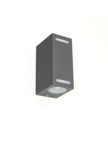 Licht-Erlebnisse Außen Wandlampe (B)6.8 x (H)15 cm in Anthrazit