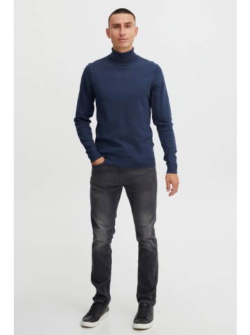 BLEND Rollkragenpullover Pullover 20714624  Moderner Rollkragenpullover in Blau