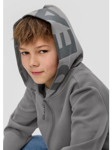 s.Oliver Sweatshirt Jacke in 9439_grau meliert