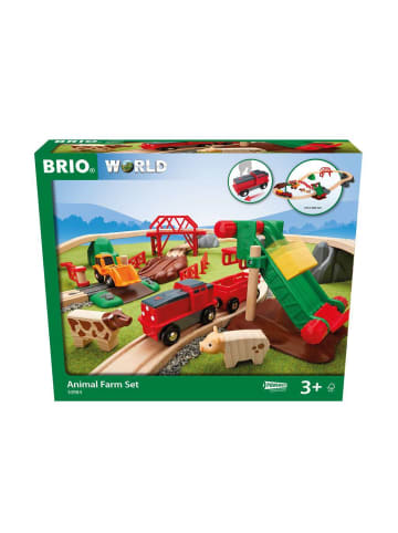 Brio Brio Aktionsspiel Großes Bahn Bauernhof-Set in bunt