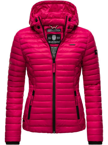 Marikoo Steppjacke Samtpfote in Fuchsia