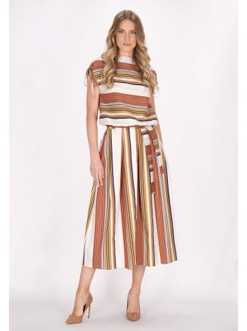 DreiMaster Damen Blouse in Braun Mehrfarbig