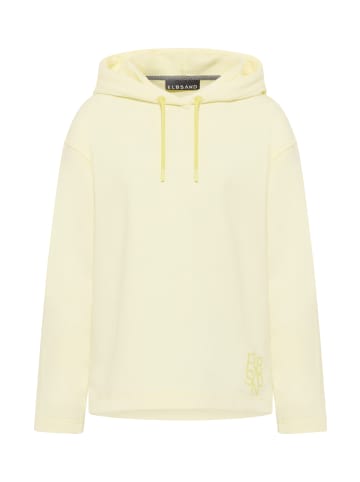ELBSAND Hoodie Zinea in Light Bright Yellow