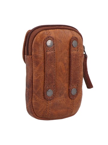 Greenland Nature Montana Gürteltasche Leder 9 cm Handyfach in natur