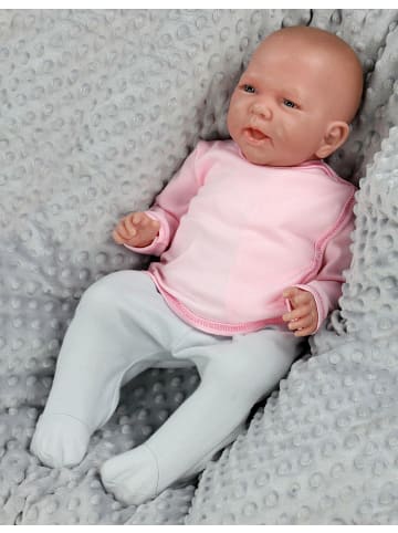 TupTam Unisex Baby Wickelshirt Langarm 5er Pack in beige/rosa