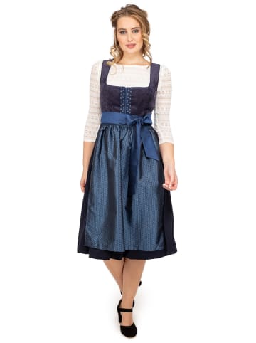 Spieth & Wensky Dirndl ASTRID in dunkelblau