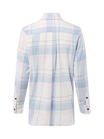 Marie Lund Bluse in blau ecru - 0069