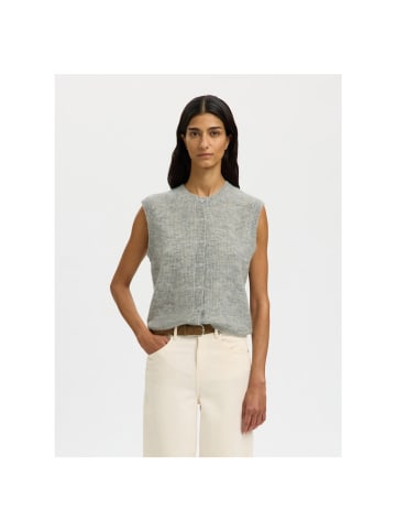 Selected Pullover in Light Grey Melange