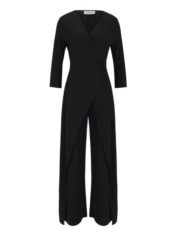 CARTOON Jumpsuit mit weitem Bein in Schwarz