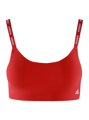 adidas Bustier SCOOP LOUNGE BRA in rot-mel.