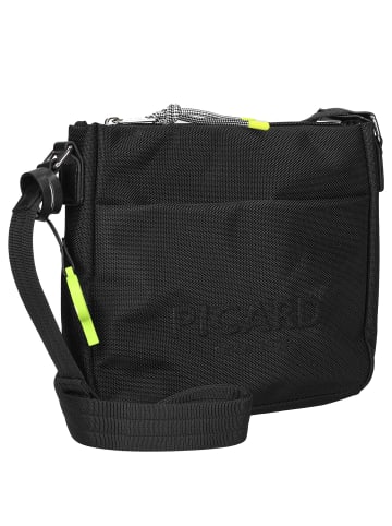 PICARD Lucky One - Schultertasche 24 cm (black) in schwarz