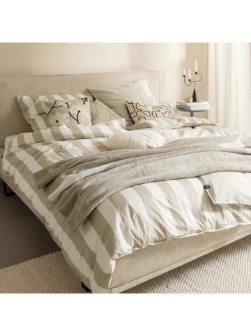 Schöner Wohnen Kollektion Renforcé Bettwäsche PANEL in Beige