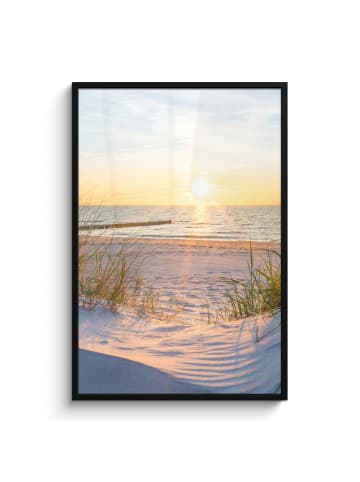 MuchoWow Poster mit Leiste Sonnenuntergang  (BxH)