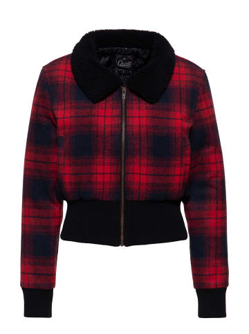Queen Kerosin Flanelljacke in rot