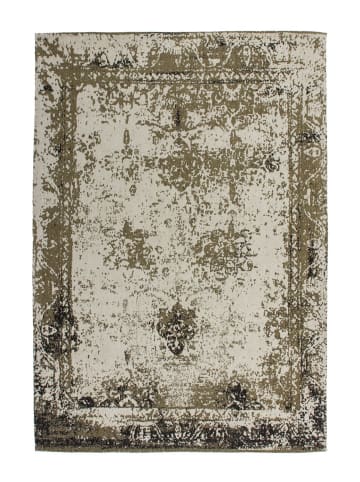 Flachgewebe Teppich Nick 285 - Oliv