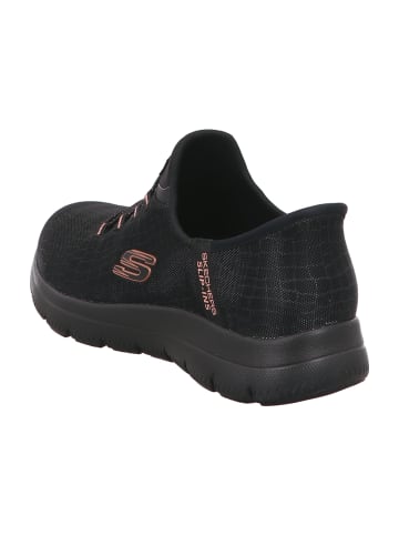 Skechers Sportliche Slipper in Schwarz