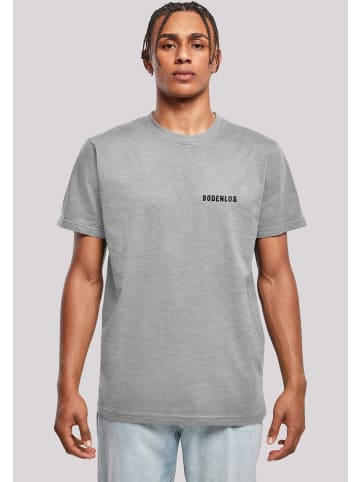 F4NT4STIC T-Shirt Bodenlos in grau meliert