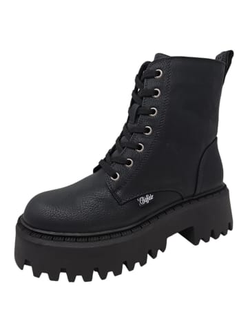 Buffalo Stiefel Aspen LACEUP MID in Schwarz
