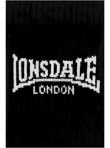 Lonsdale Socke "Gilbert Unisex Sportsocken 6Er-Pack" in Schwarz
