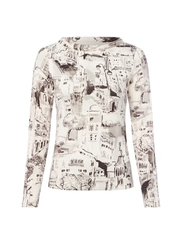 MARC CAIN COLLECTIONS Langarmshirt in ecru grau