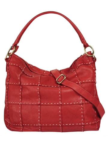 Samantha Look Shopper echt Leder in rot