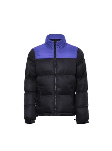 hoona Wattierte Steppjacke in Schwarz Kobalt