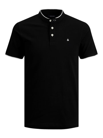 Jack & Jones Poloshirt JJEPAULOS MAO in Schwarz