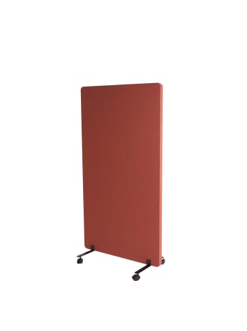 MCW Akustik-Trennwand G77, 147x80cm braun