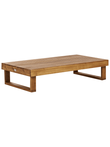 Beliani Gartentisch MARETTIMO in Braun - (W) 110 x (H) 25 x (L) 60 cm
