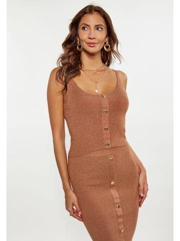 faina Women Top in Braun Melange