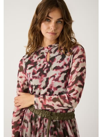 More & More Meshshirt Aquarell-Print in watercolour flowers print