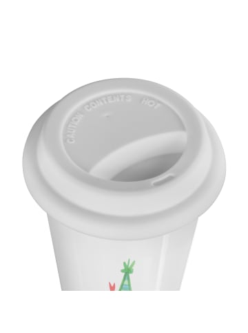 Mr. & Mrs. Panda Kaffeebecher To Go Spinne Agathe Brief mit Spruch in Weiß