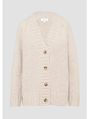 s.Oliver Strickjacke in 81W9_beige