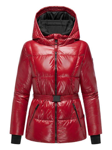 Navahoo Steppjacke Eisglanz 14 in Dark Red