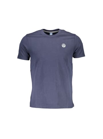 North Sails Blau Baumwolle Herren T-Shirt