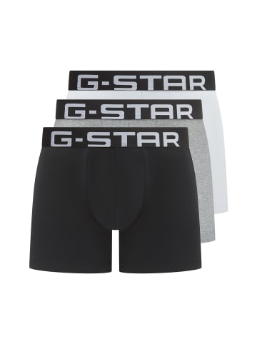 G-Star Boxershort 3er Pack in Weiß/Grau/Schwarz