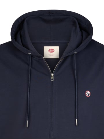 Oversized Baumwoll-Kapuzenjacke pinewood in Blau