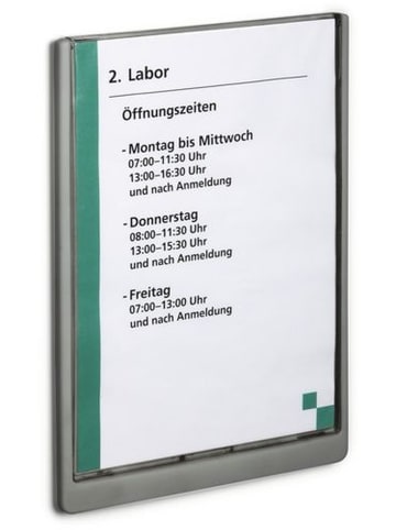 Durable Türschild A4 graphit