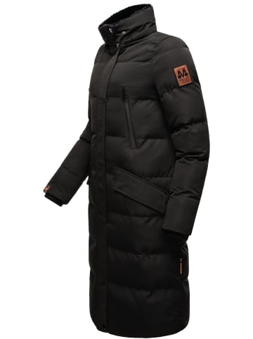 Marikoo Steppmantel Schneesternchen in Black